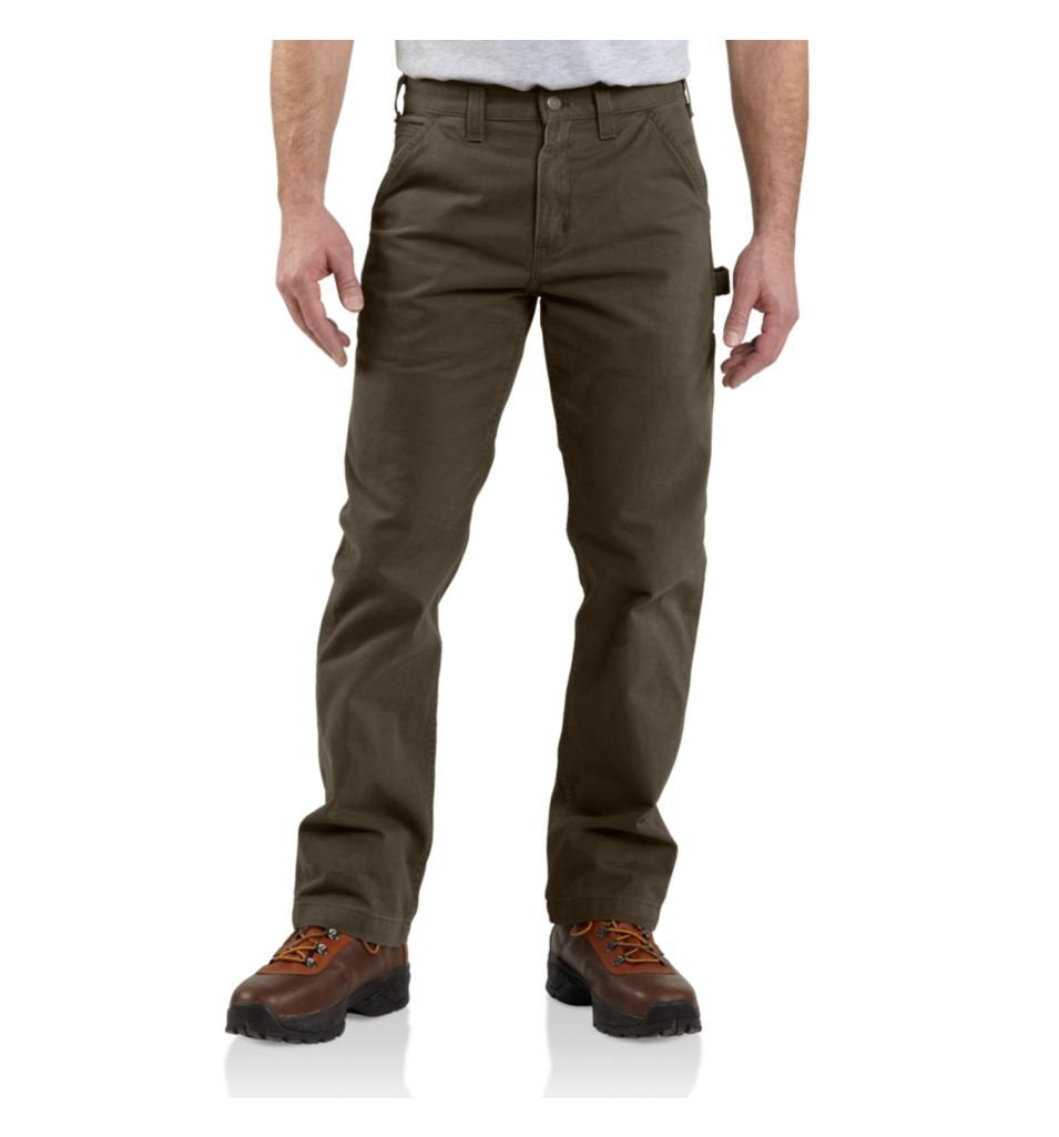 Carhartt Men's Relaxed Fit Twill Utility Work Pant, Dark Coffee, 33W x 32L