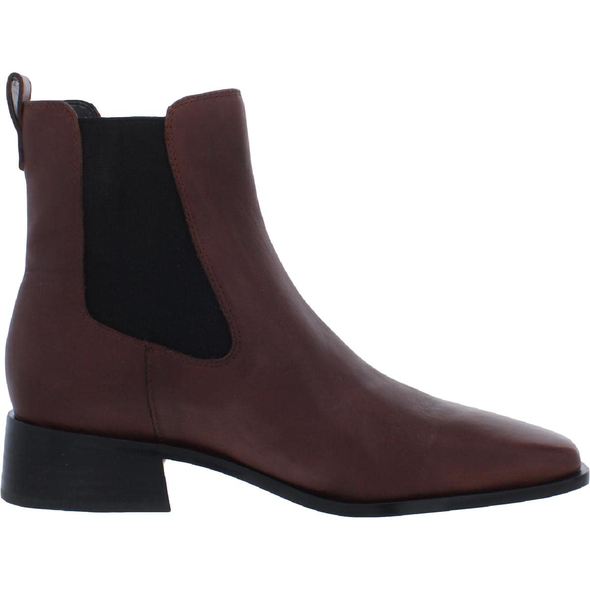 Sam Edelman Womens Thelma Leather Square Toe Ankle Boots Brown 10.5 Medium (B,M)