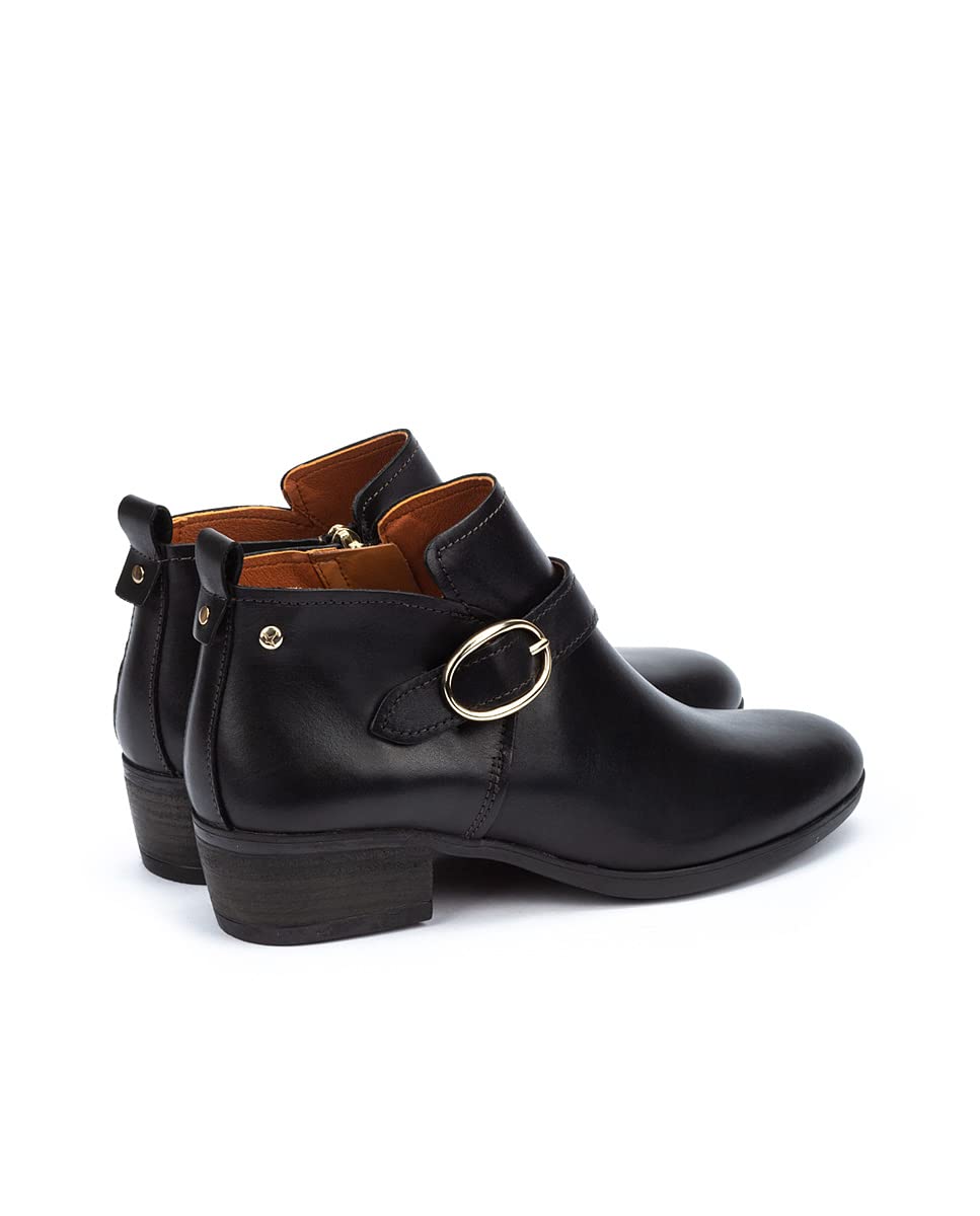 PIKOLINOS High-Heel Ankle Boot Leather Daroca for Woman Black