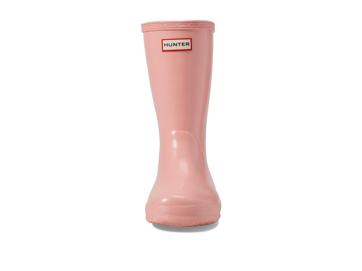 Hunter Little Kids Original First Classic Gloss Rain Boot, Humming Pink, 12