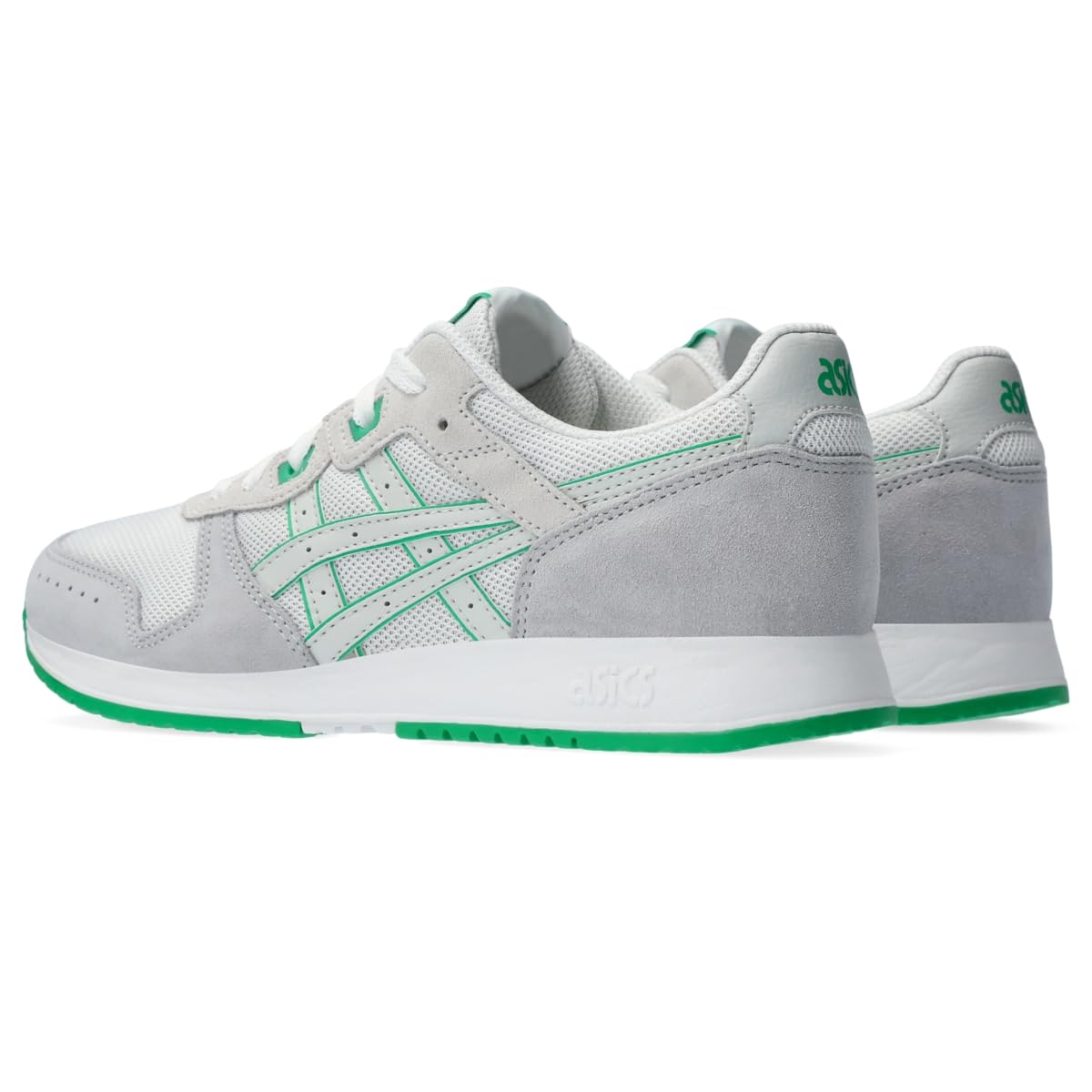 ASICS Women's Lyte Classic Sportstyle Shoes, 11.5, White/Glacier Grey