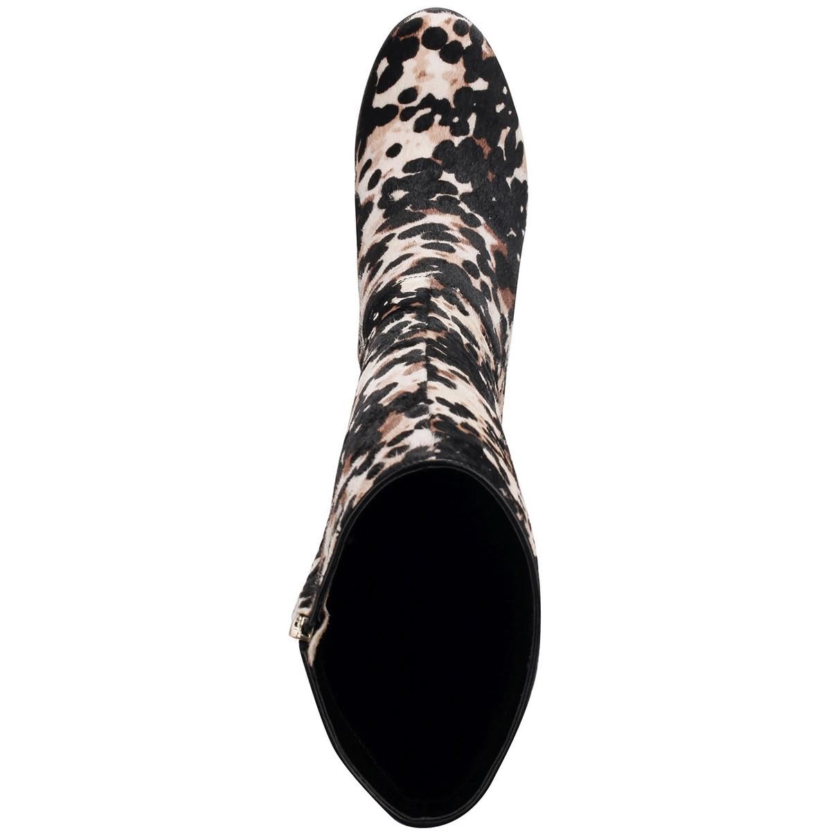 Kenneth Cole Women's Women's Justin High Heel Knee Boot, Black/White, 9