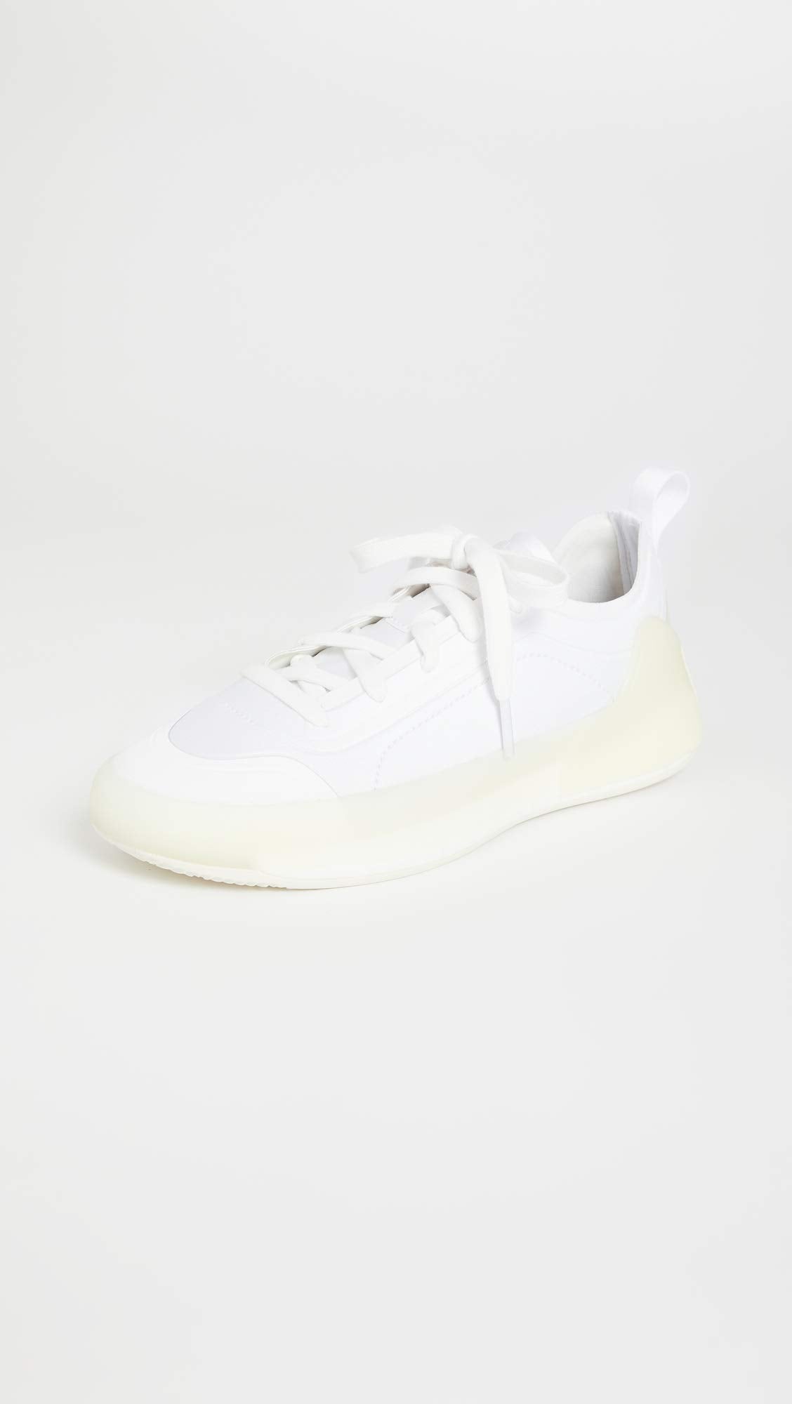 adidas by Stella McCartney Women's ASMC Treino Sneakers, Ftwwht/Ftwwht/Ftwwht, White, Off White, 6 Medium US