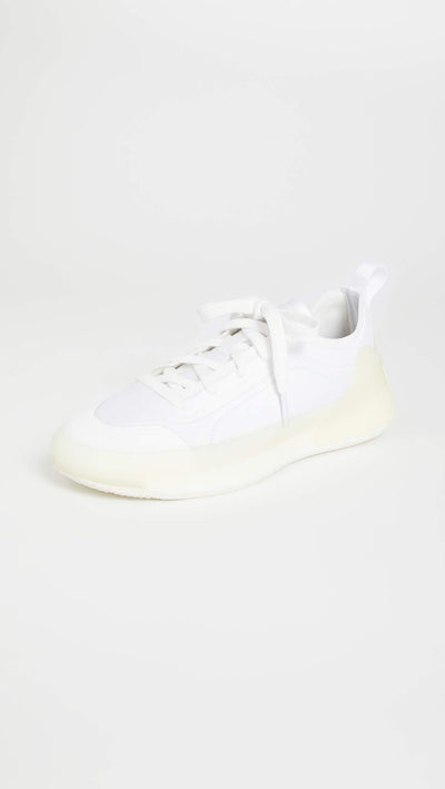 adidas by Stella McCartney Women's ASMC Treino Sneakers, Ftwwht/Ftwwht/Ftwwht, White, Off White, 6 Medium US