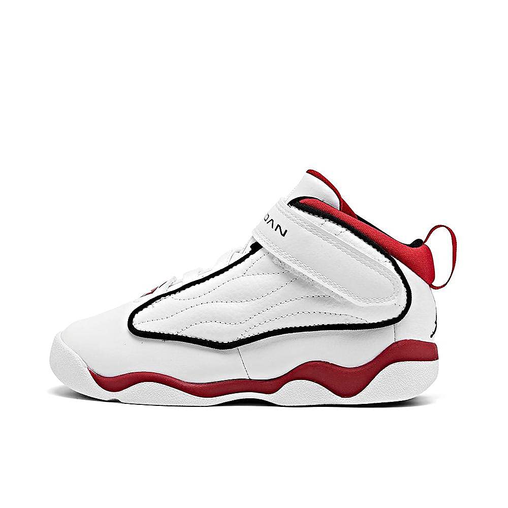 Jordan Pro Strong (Infant/Toddler) White/Black/Gym Red 9 Toddler M