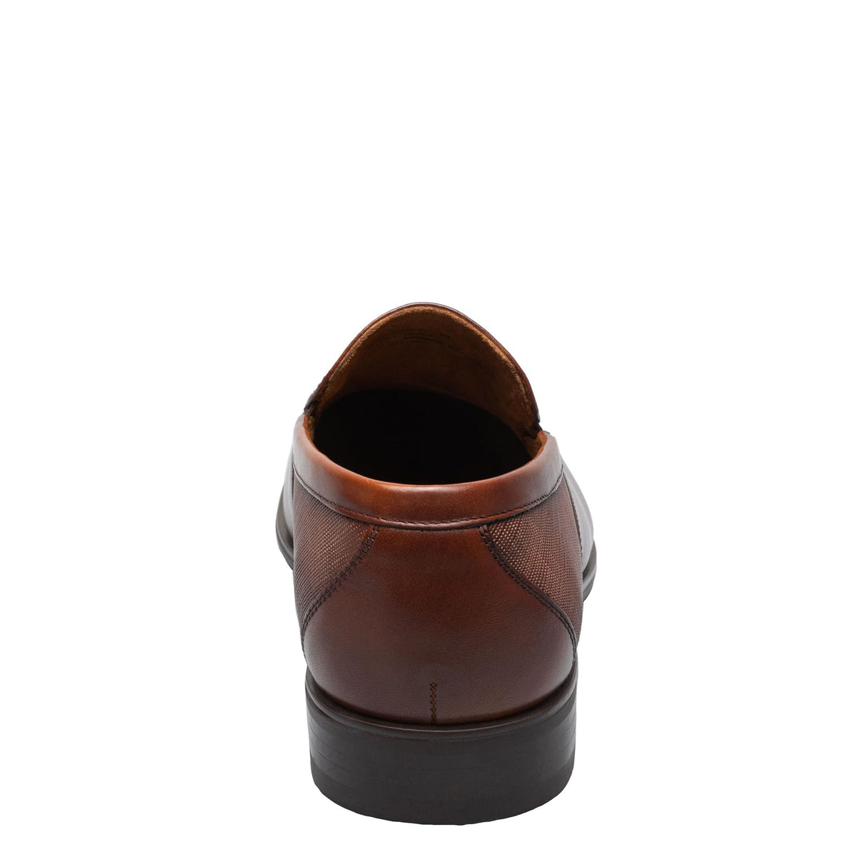 Florsheim Jackson Moc Toe Venetian Loafers for Men - Leather Upper, Squared Toe Closure, Slip-On Style, and Classy Footwear Cognac 8.5 M (D)