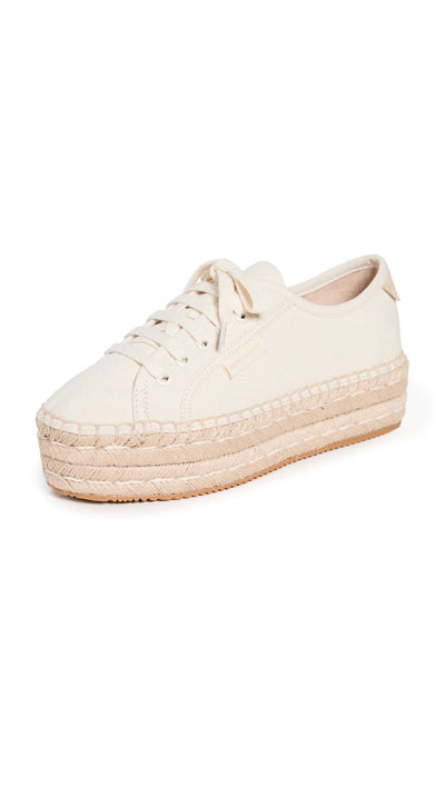 Tory Burch Women's Seaside Oxford Espadrilles, Vintage Cream, Off White, 9 Medium US
