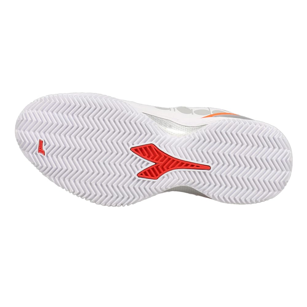 Diadora Blushield Torneo W Clay (White/Fiery Red) 6 US