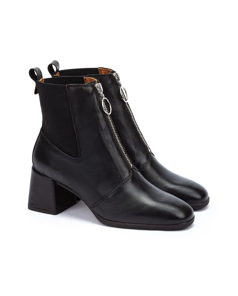High-heel ankle bootLeather Sevilla for Woman