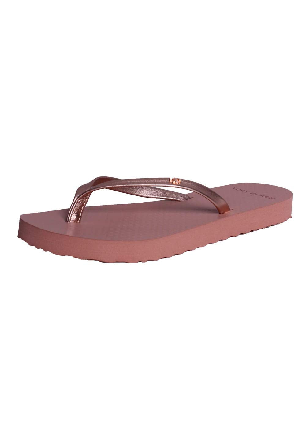 Tory Burch Metallic Leather Flip-Flop Rose Gold/Rose 5