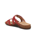 Taos Footwear Women's Braidie Sandal True Red 7 (M) US