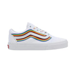 Unisex Old Skool Pride Classic Skate Shoe Sneakers White Rainbow 7847 (White Rainbow, us_Footwear_Size_System, Adult, Men, Numeric, Medium, Numeric_11)