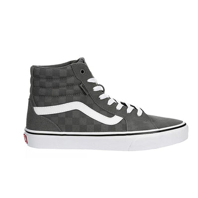 Vans Unisex Filmore Hightop Platform Sneaker - Tonal Checkerboard Grey/White 13