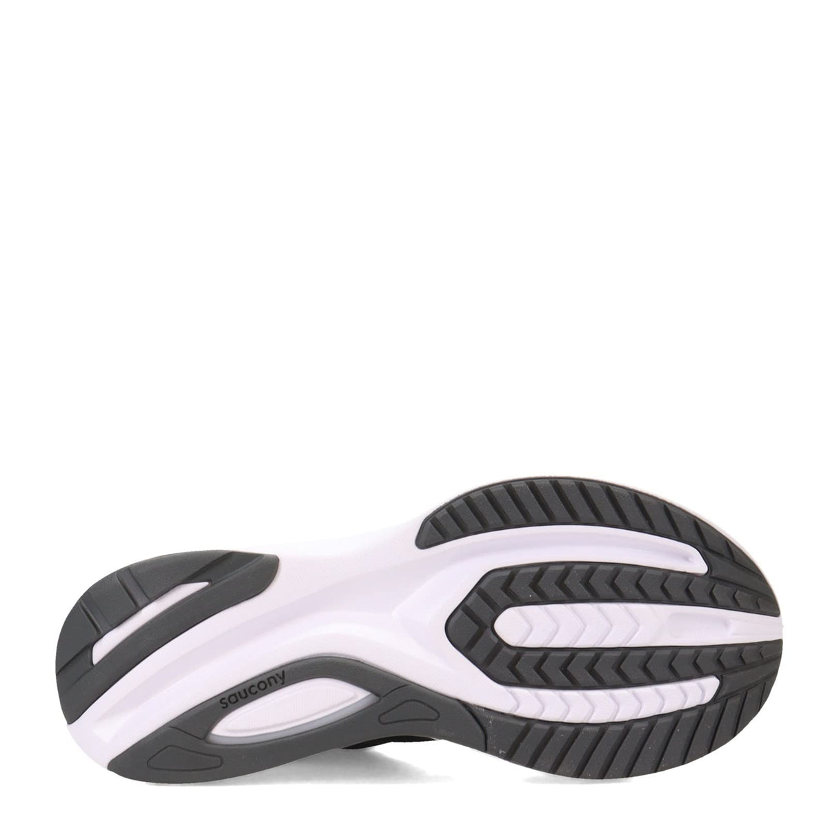 Saucony Women's Guide 15 Running Shoe, Black/White, 7.5 Wide