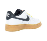 Nike Big Kid's Air Force 1 LV8 White/Anthracite-Yellow Strike (DO5854 100) - 4.5