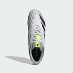 adidas Predator Accuracy.4 Indoor Footwear White/Core Black/Lucid Lemon Men's 12 Medium