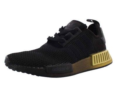 adidas Originals NMD_R1 Womens Shoes Size 6, Color: Black/Yellow
