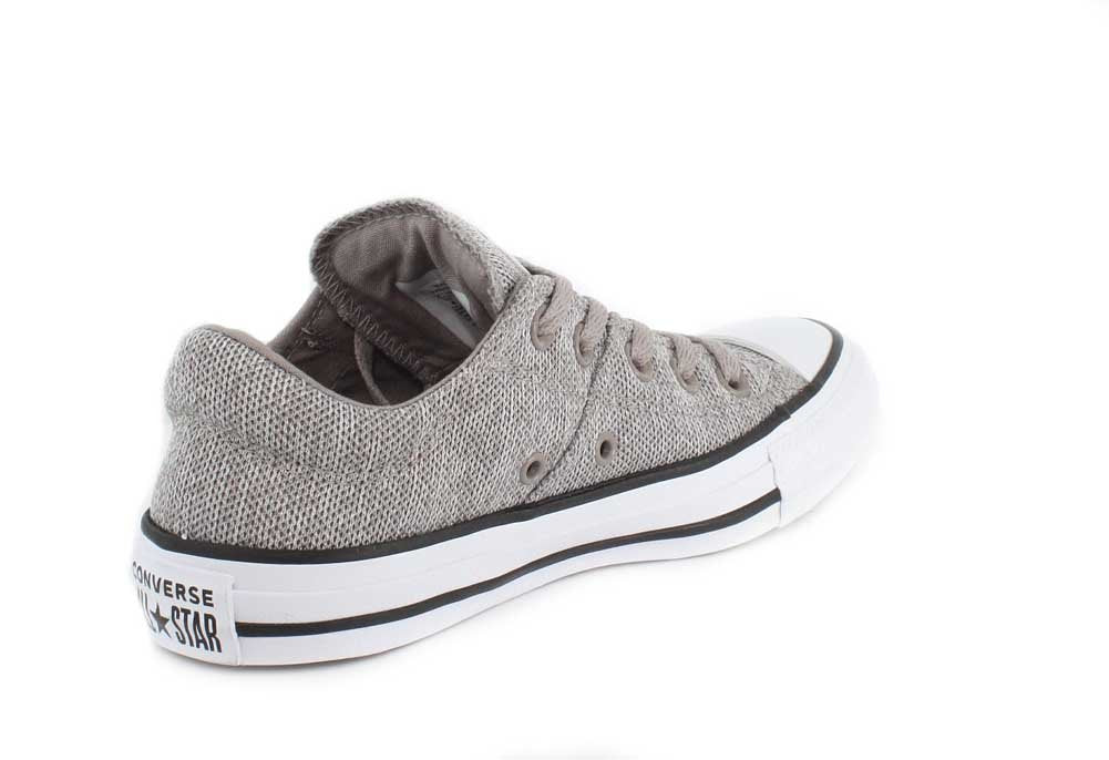 Converse Womens Chuck Taylor All Star Madison-Ox Low-Top Mercury Grey/Mouse Sneaker - 6