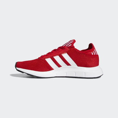 adidas Originals Men's Swift Essential Sneaker, Scarlet/White/Black, 9