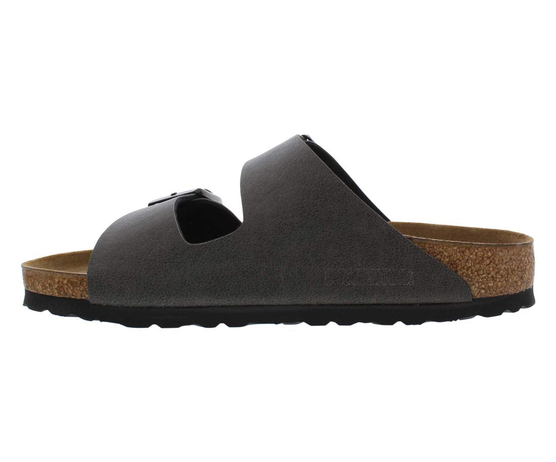 Birkenstock Women's, Arizona Birkoflor Slide Sandal - Narrow Width Anthracite