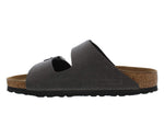 Birkenstock Women's, Arizona Birkoflor Slide Sandal - Narrow Width Anthracite