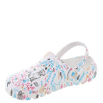 Skechers Foamies Arch Fit FootstepsFlower Pups Clog Womens Slip On 10 BM US WhiteMulti