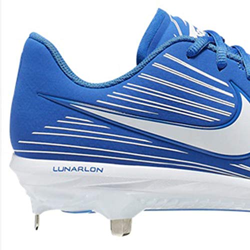 Nike Women's Lunar Hyperdiamond 3 Pro Metal Fastpitch Softball Cleats (6.5, Game Royal/White-Photo Blue, Numeric_6_Point_5)