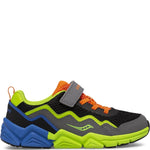 Saucony Boy's Flash A/C 2.0 (Little Kid/Big Kid) Black/Multi 13 Little Kid W