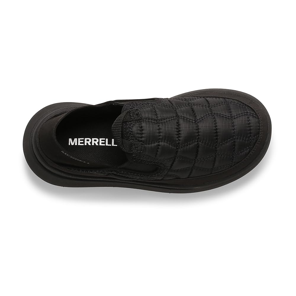 Merrell Unisex-Child Hut Moc 2.0 Sneaker 2.5 Big Kid Black/Black/Black