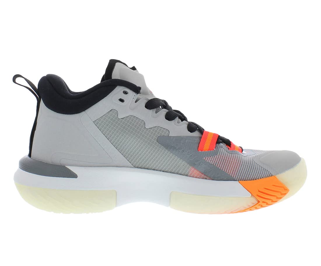 Nike Jordan Kids Zion 1 Basketball Shoe (6, Light Smoke Grey/Total Orange, Numeric_6)