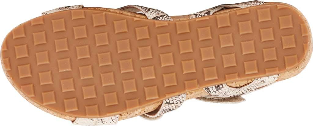 Walking Cradles Pool Natural Buffed Snake Print Leather/Cork Wrap 10 M (B)