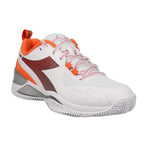 Diadora Blushield Torneo W Clay (White/Fiery Red) 6 US