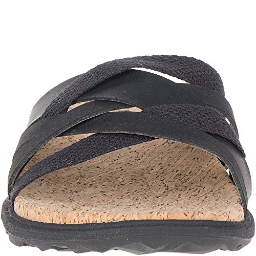 Merrell Women's Around Town Arin Slide Slipper, Black, 06.0 M US