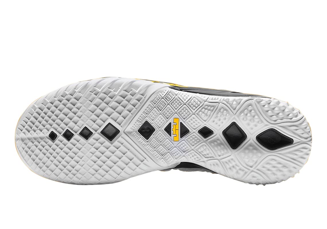 Nike Mens Lebron XVIII Home White/Amarillo-Black (CQ9283 100) - 8