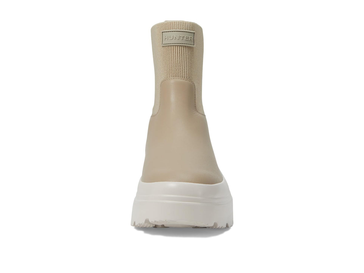 Hunter Womens Explorer Chelsea Flatform Boot Alloy/Cast 7 M