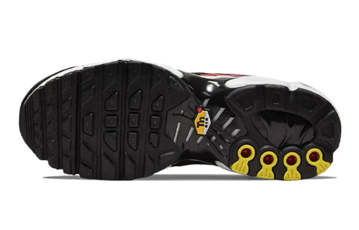 Nike Air Max Plus GS Running Trainers CD0609 Sneakers Shoes (UK 3.5 us 4Y EU 36, Medium Black Siren red 200)