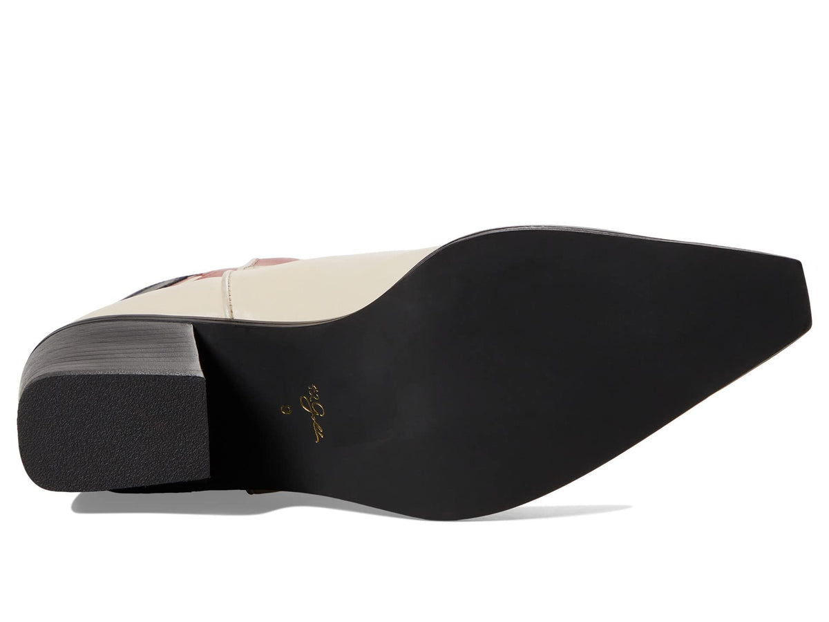 42 GOLD Bartlett Boots for Women Offers Leather Upper, Synthetic and Textile Lining, and Snip Toes and Stacked Block Heels Red 9.5 M