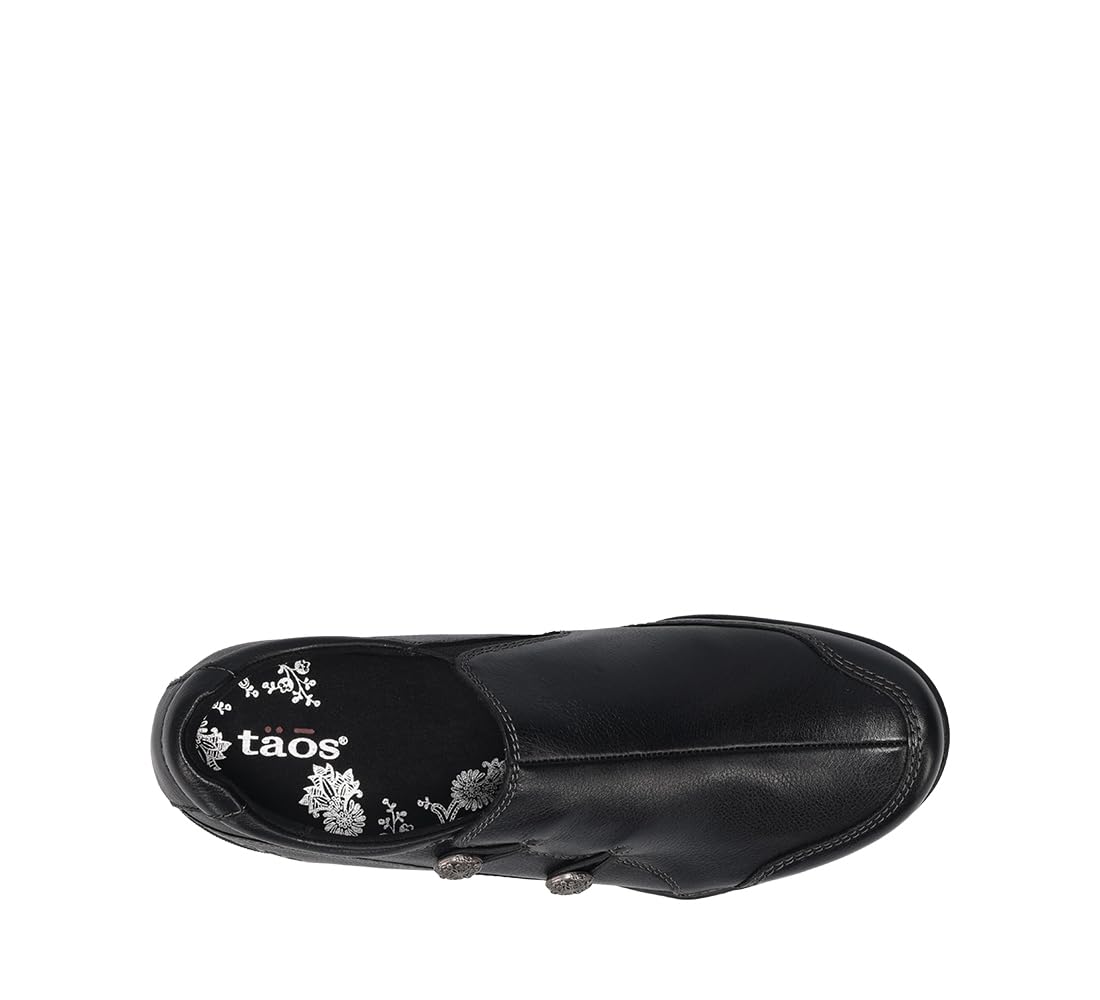 Taos Footwear Women's Encore Black Flat 7.5 (W) US
