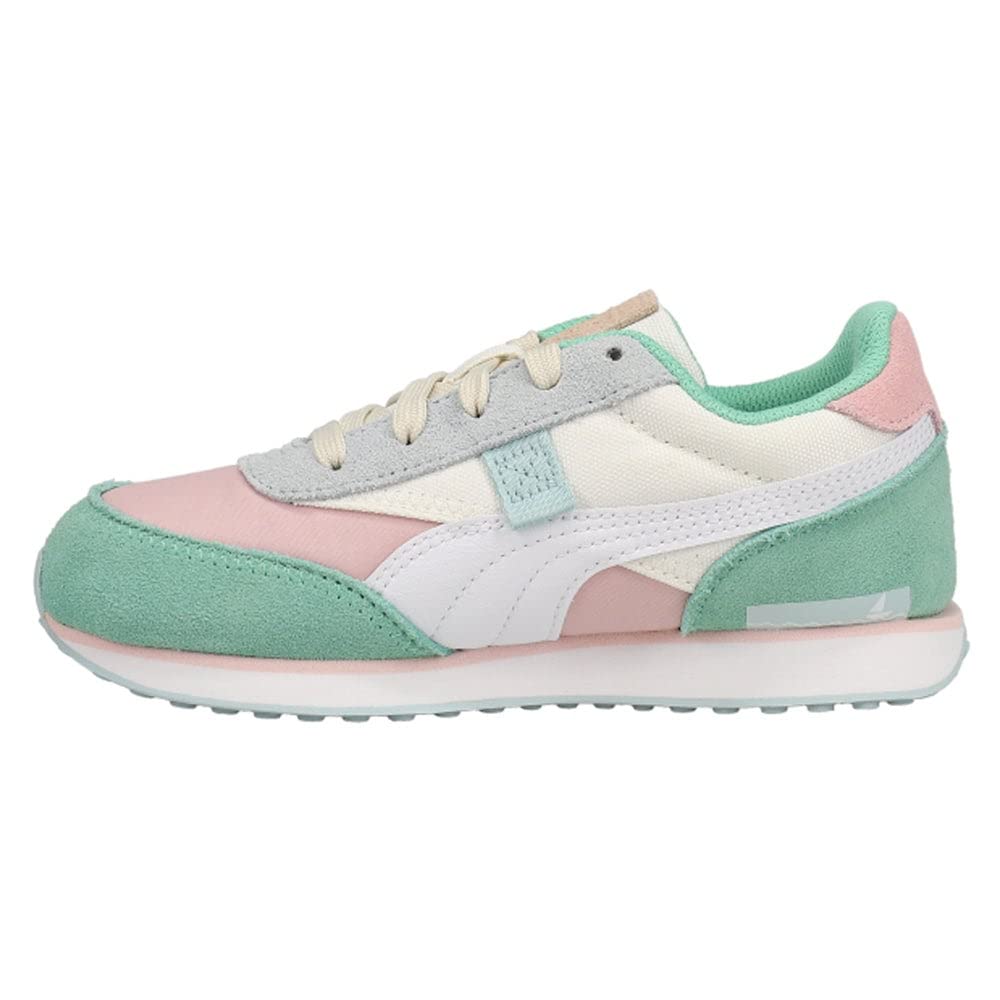PUMA Girl's Future Rider Animal Crossing PS (Little Kid) Bok Choy/Puma White/Rosewater 13 Little Kid M