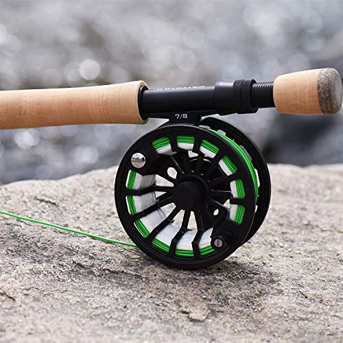 KastKing Emergence Fly Fishing Combo,4 Wt,8ft 6in, Half Handle ,Rod (8+1),3 or 4 Reel