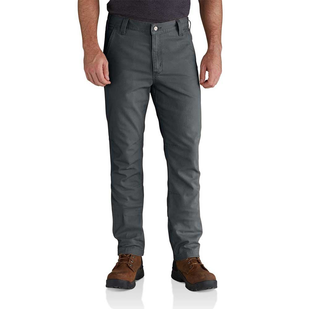 Carhartt Men's Rugged Flex Straight Fit Canvas 5-Pocket Tapered Work Pant, Shadow, 32W X 34L