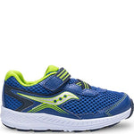 Saucony boys Ride 10 Jr Sneaker, Blue/Navy, 4 Wide Toddler US