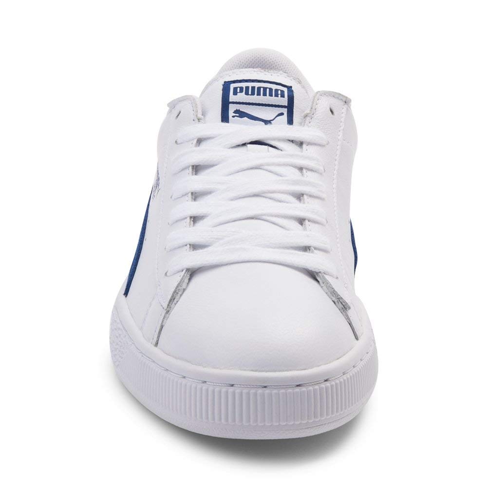 PUMA Men's Basket Classic Badge Mens 10 Basket White Blue 1693