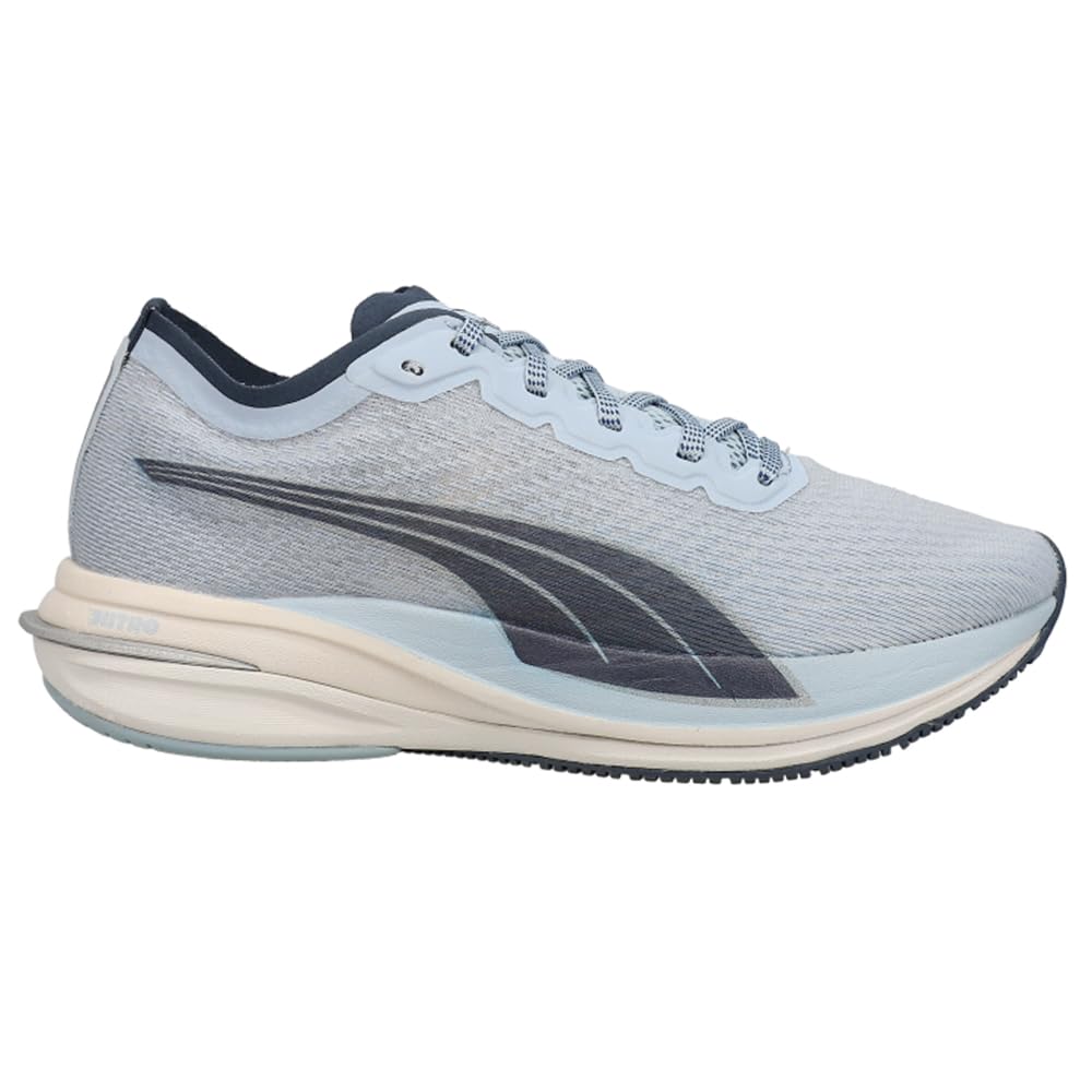PUMA Womens Deviate Nitro Running Sneakers Shoes - Blue - Size 8 M