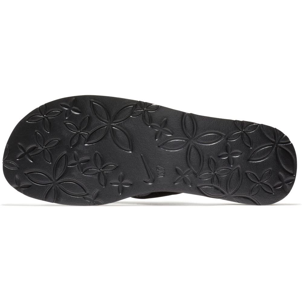 Nike Women's Celso Thong Sandal, Black/White, 12