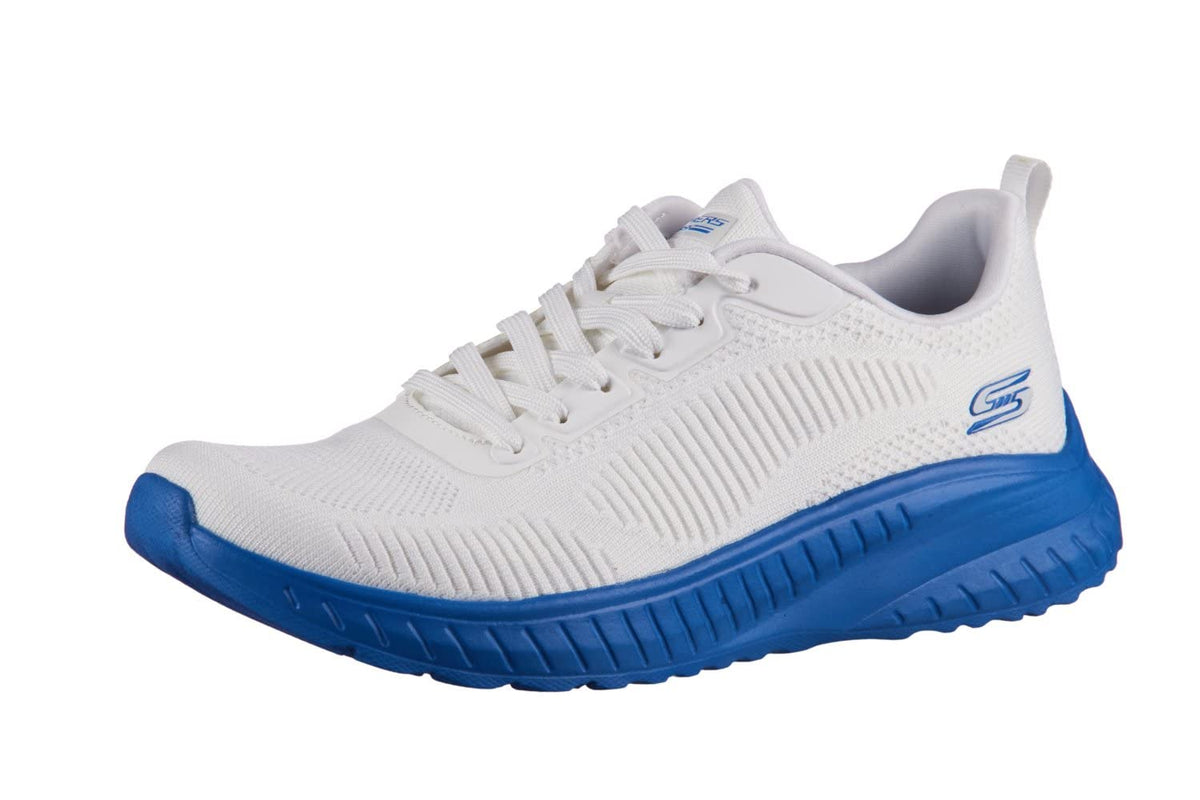 Skechers BOBS from Womens Bobs Squad Chaos Power Popz White 8 Medium (B,M)