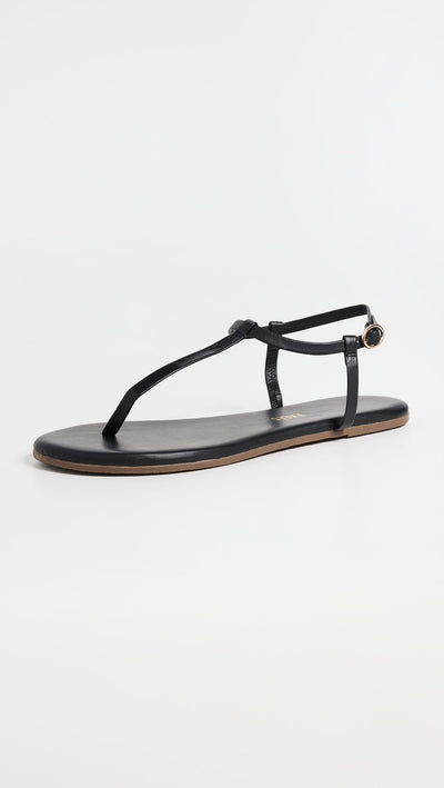 TKEES Women's Mariana Sandals, Black, 8 Medium US