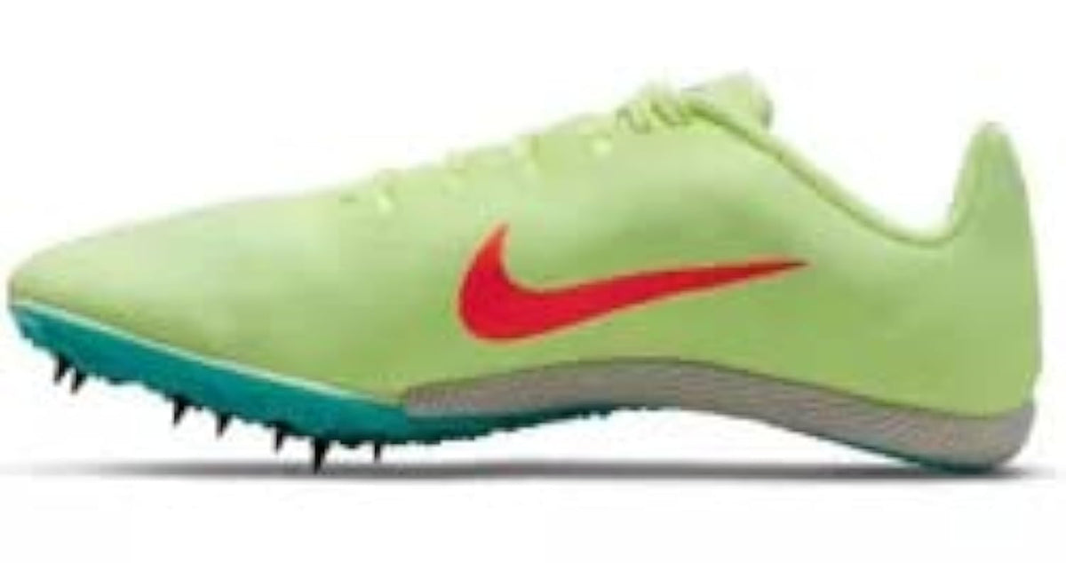 Nike Zoom Rival M 9 Mens Track Spike (Barely Volt/Hyper Orange, Numeric_14)
