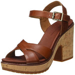 Timberland CA13BX Women's Roslyn Ankle Strap Sandal, Medium Brown Eastlook, 7.5 M US