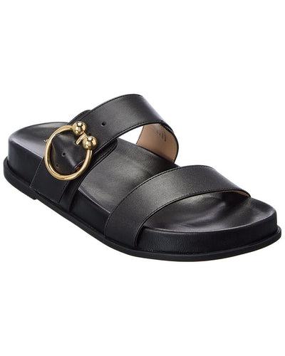 Stuart Weitzman Joni Slide Black 11 M